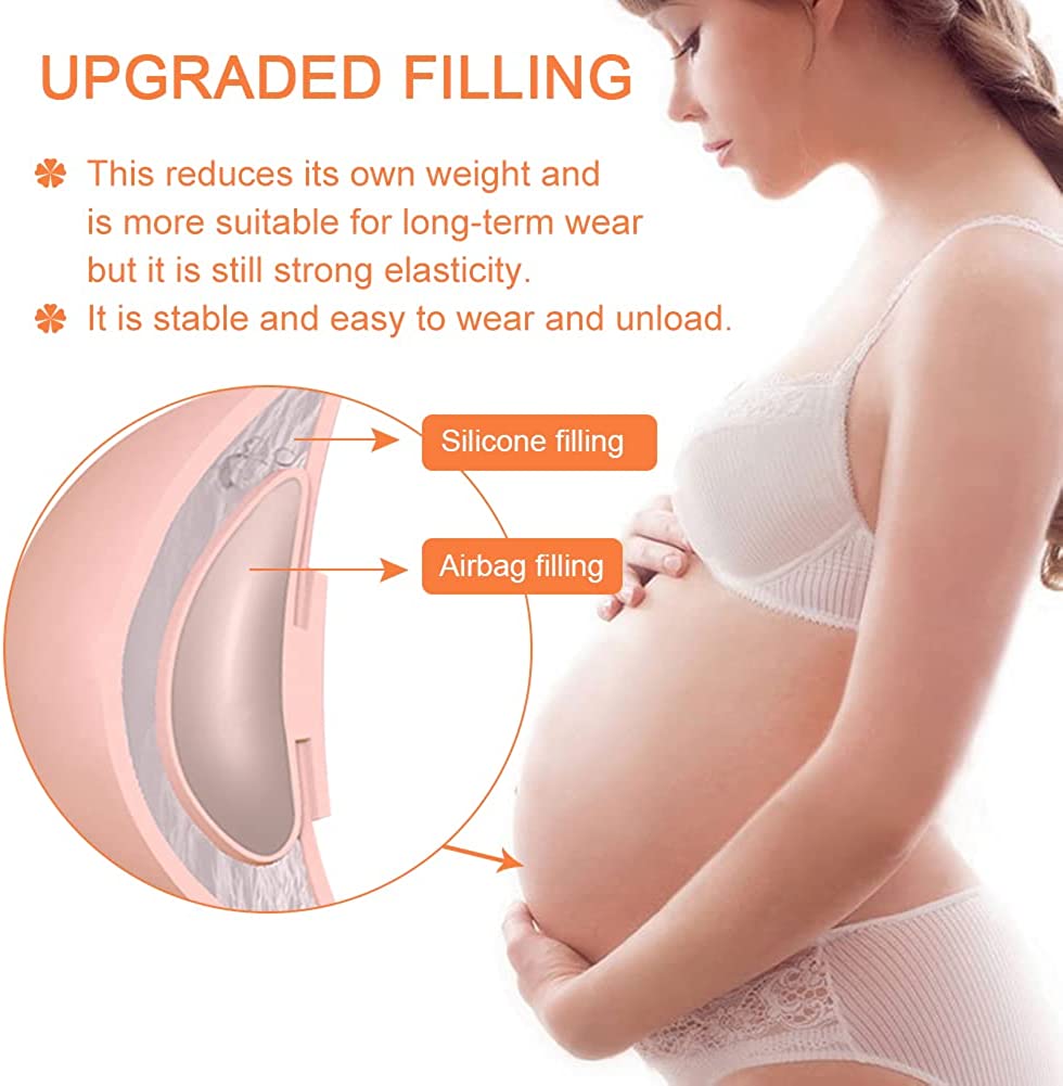 8th E Cup Silicone Fake Pregnant Belly