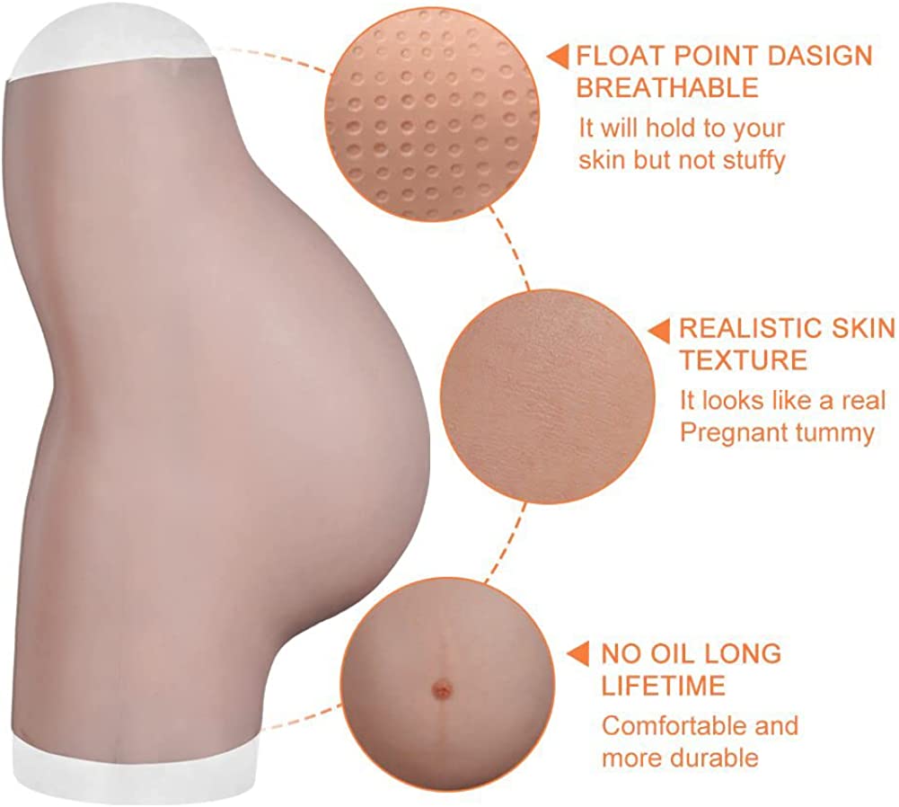 8th E Cup Silicone Fake Pregnant Belly