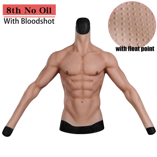 8th No Mudline Silicone Chest With Arms False Chest