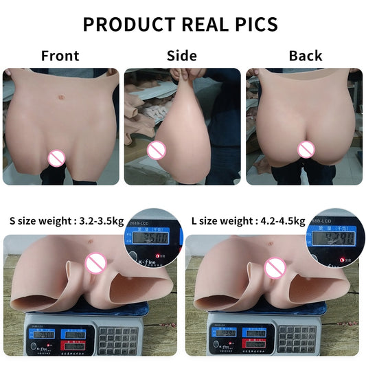 8th Silicone Pant Buttock Hip Up Enhancement Fake Vagina