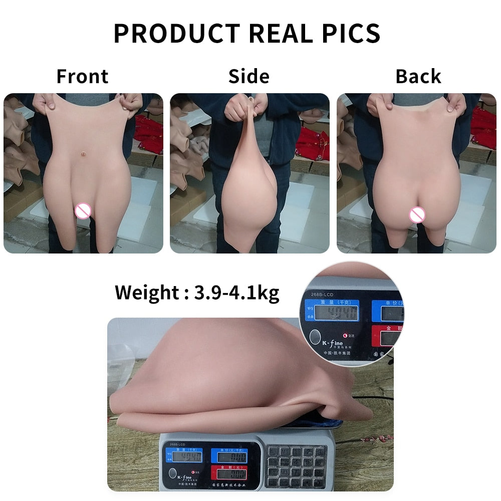 8th Silicone Pant Buttock Hip Up Enhancement Fake Vagina