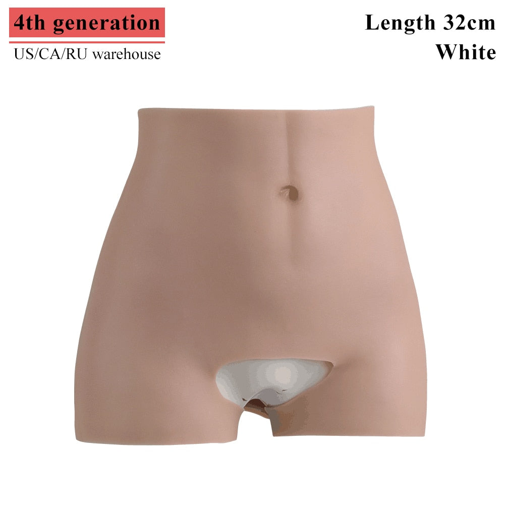 8th Silicone Pant Buttock Hip Up Enhancement Fake Vagina