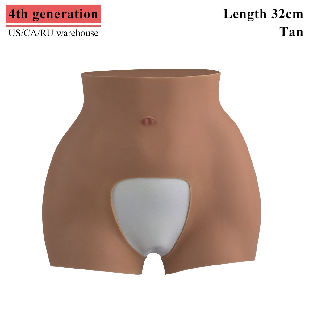 8th Silicone Pant Buttock Hip Up Enhancement Fake Vagina