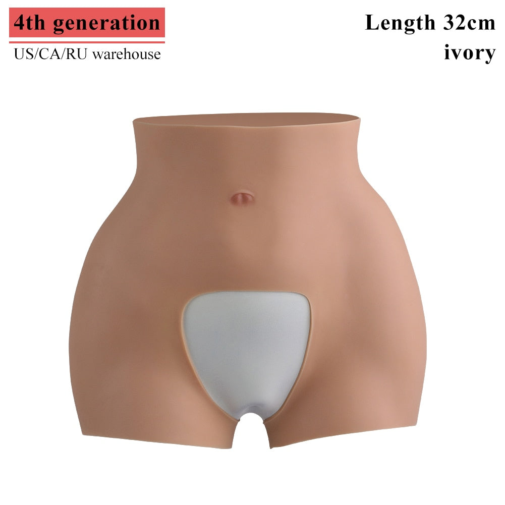 8th Silicone Pant Buttock Hip Up Enhancement Fake Vagina