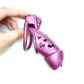 Purple Skull Cock Cage Slave Chastity Cage