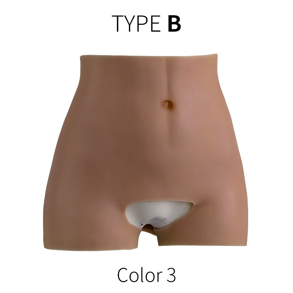 Silicone Buttock Enhancement Panties Fake Vagina