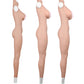 C/D/E Silicone odySuit With Breast Forms For Transgender