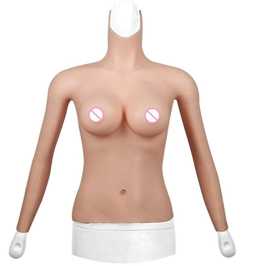 Crossdresser D cup Breast Form With Arm