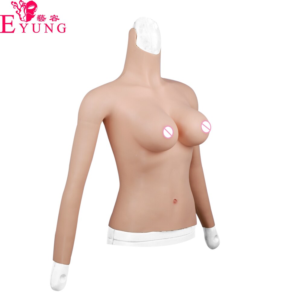 Crossdresser D cup Breast Form With Arm