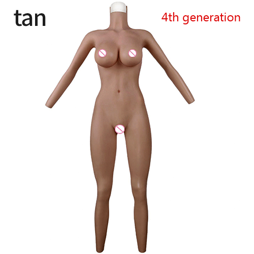 7th No Oil Fake Vagina Silicone Breasts Bodysuit