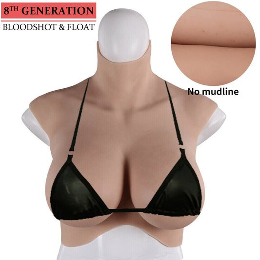 8th Crossdresser Silicone Breast Forms No Mudline