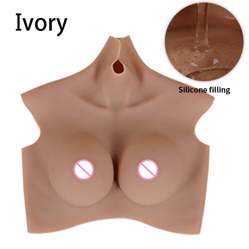 8th Crossdresser Silicone Breast Forms No Mudline