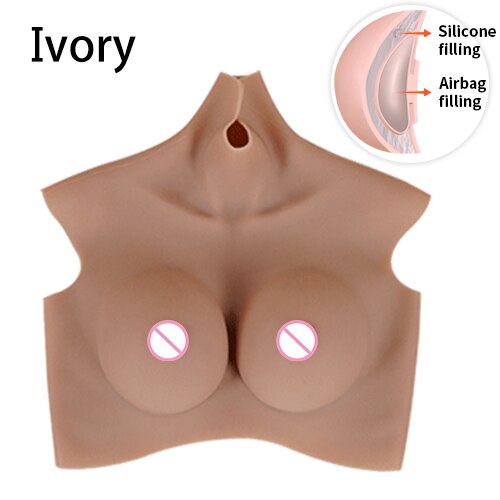 8th Crossdresser Silicone Breast Forms No Mudline