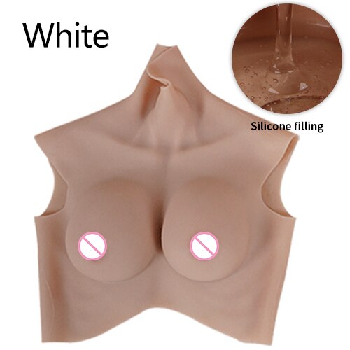 8th Crossdresser Silicone Breast Forms No Mudline