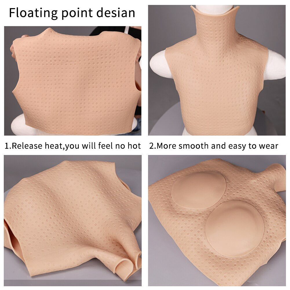 8th Crossdresser Silicone Breast Forms No Mudline