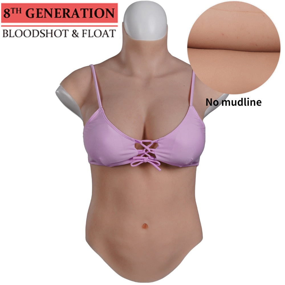 8th No Mudline Fake Huge Breast Forms Female