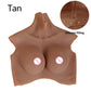 8th Breast Forms With Back Zipper Breast Plate