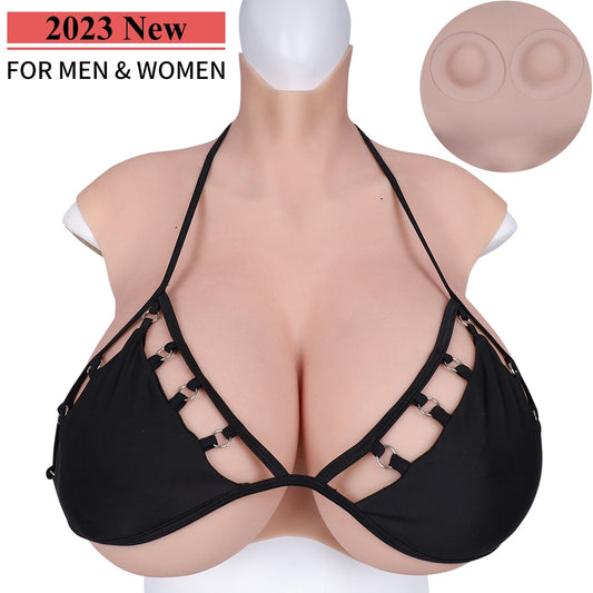 Fake Breast Plate Silicone Boobs Sissy