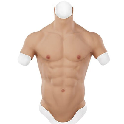 Cosplay Fake Muscle Male Silicone Chest