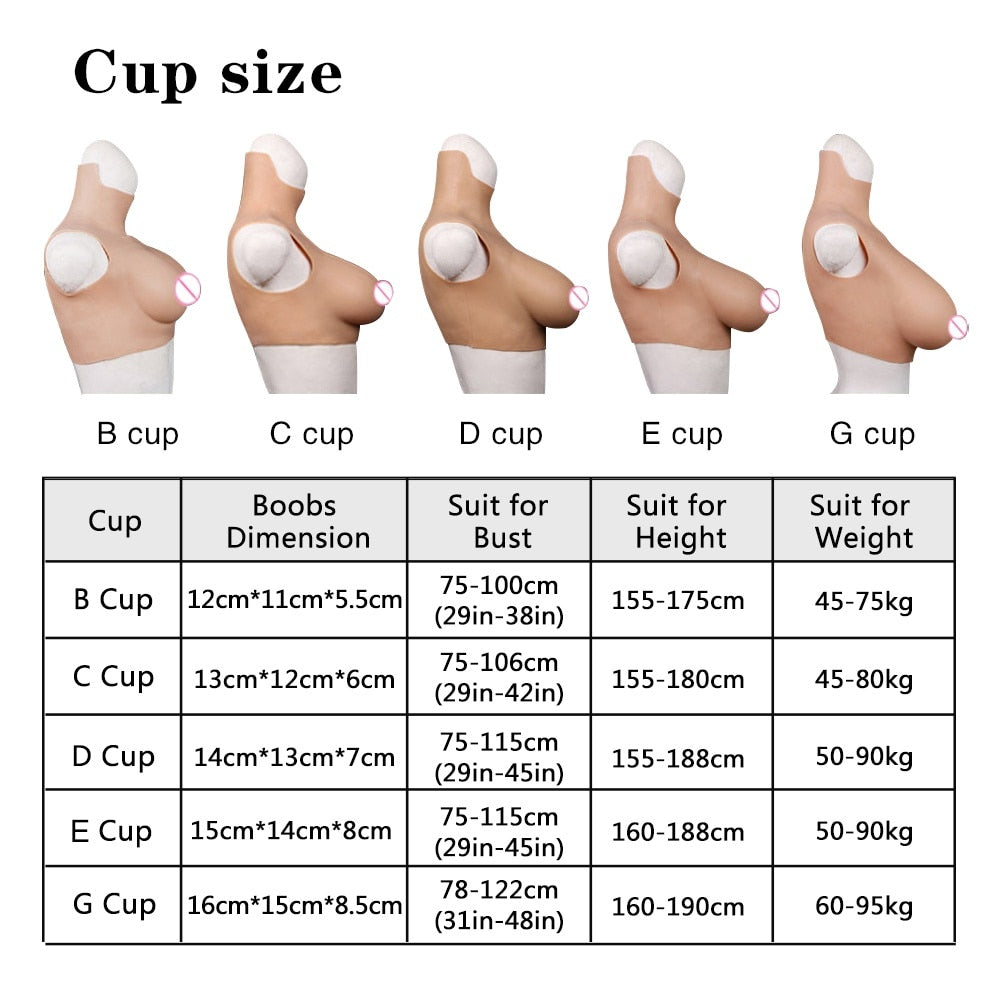 Transgender Crossdressing Boobs Silicone Breast Forms