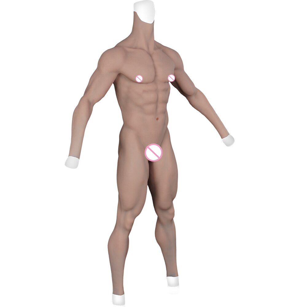 Silicone Fake Muscle Belly Body Chest for Cosplayers