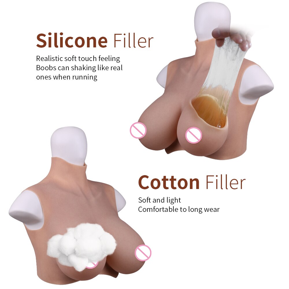 False Chest Crossdress Silicone Breast Forms