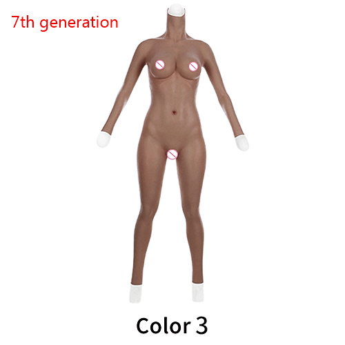 Crossdresser Silicone Prostheses Female Bodysuit