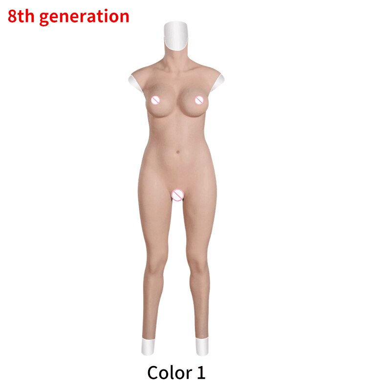 Crossdresser Silicone Prostheses Female Bodysuit