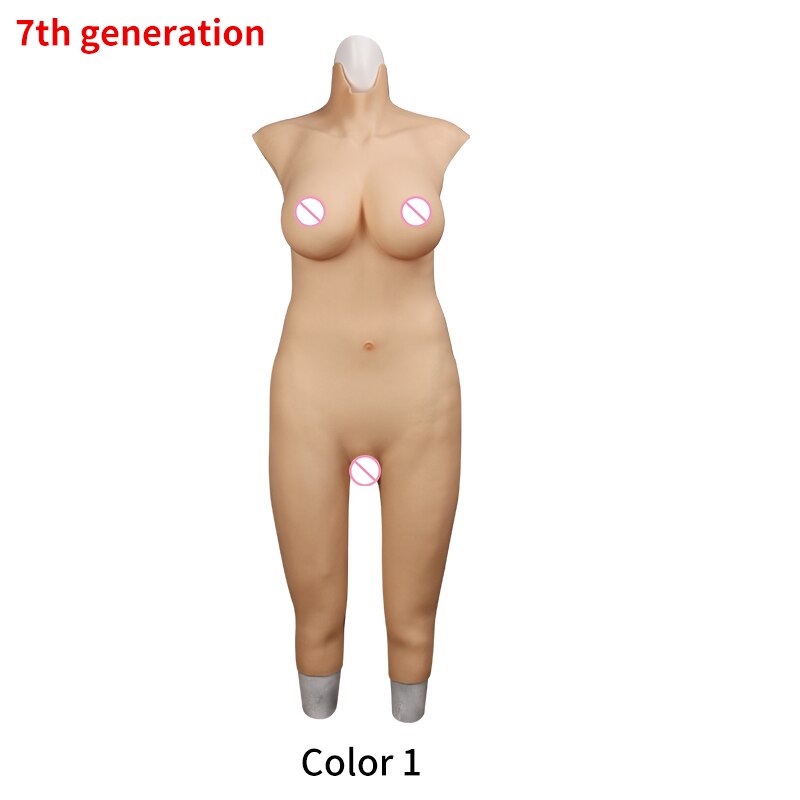 Crossdresser Silicone Prostheses Female Bodysuit