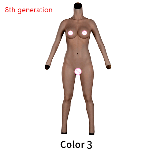 Crossdresser Silicone Prostheses Female Bodysuit