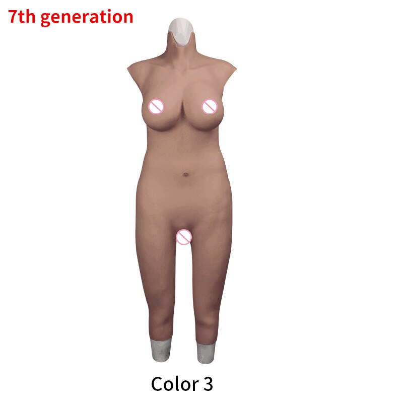 Crossdresser Silicone Prostheses Female Bodysuit