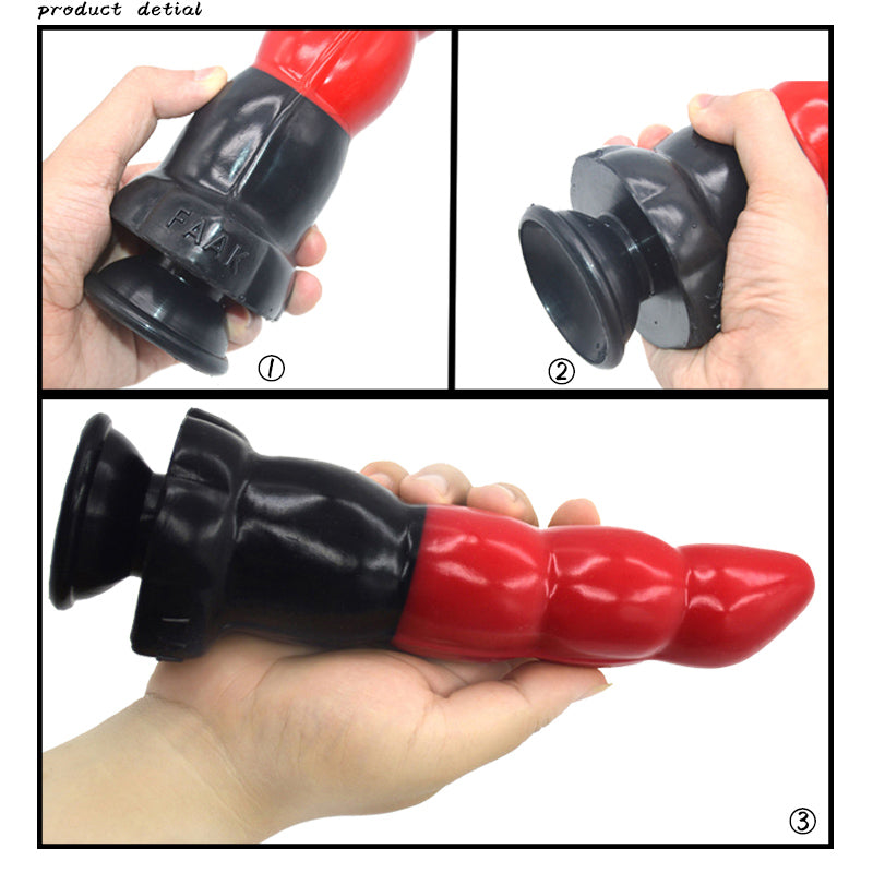 Four-Story Silicone Bead Dildo