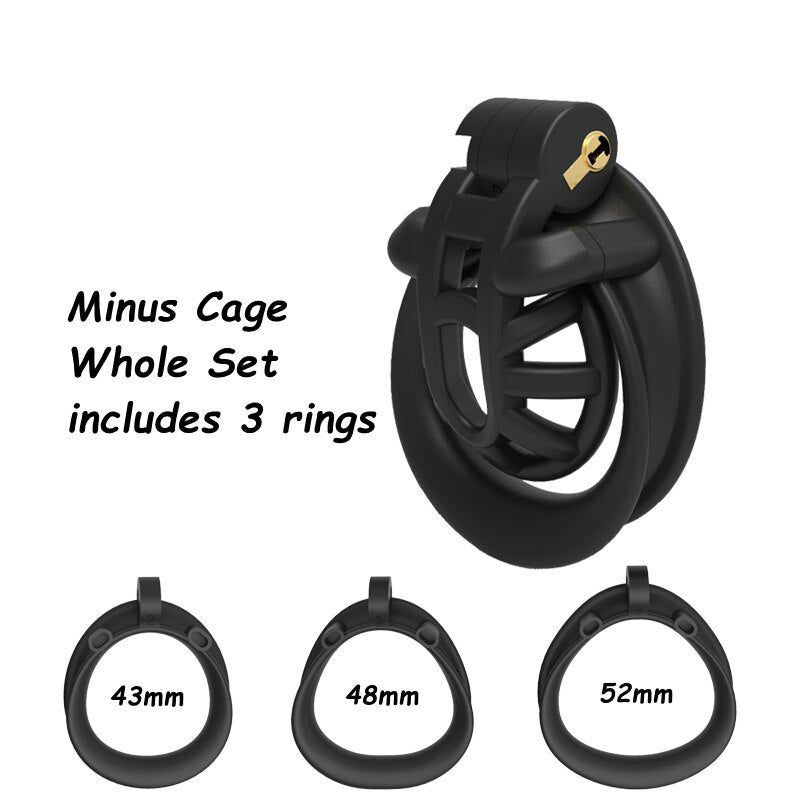 BDSM Male Chastity Device Penis Ring Lock