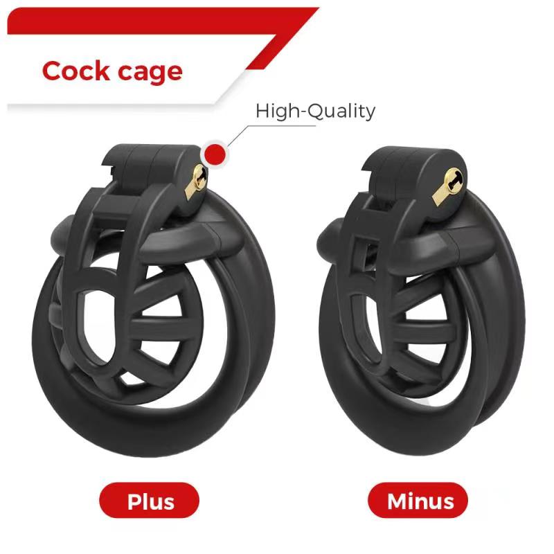 BDSM Male Chastity Device Penis Ring Lock