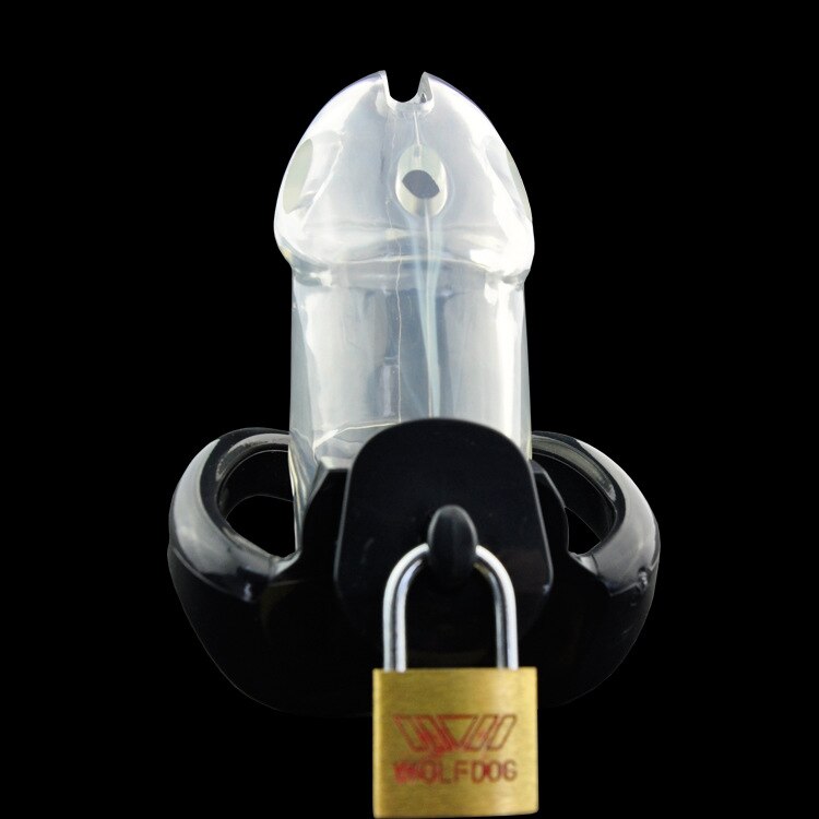 BDSM 3Rings Male Chastity Cage With Lock