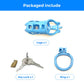 BDSM Blue Cock Cage Chastity Devices