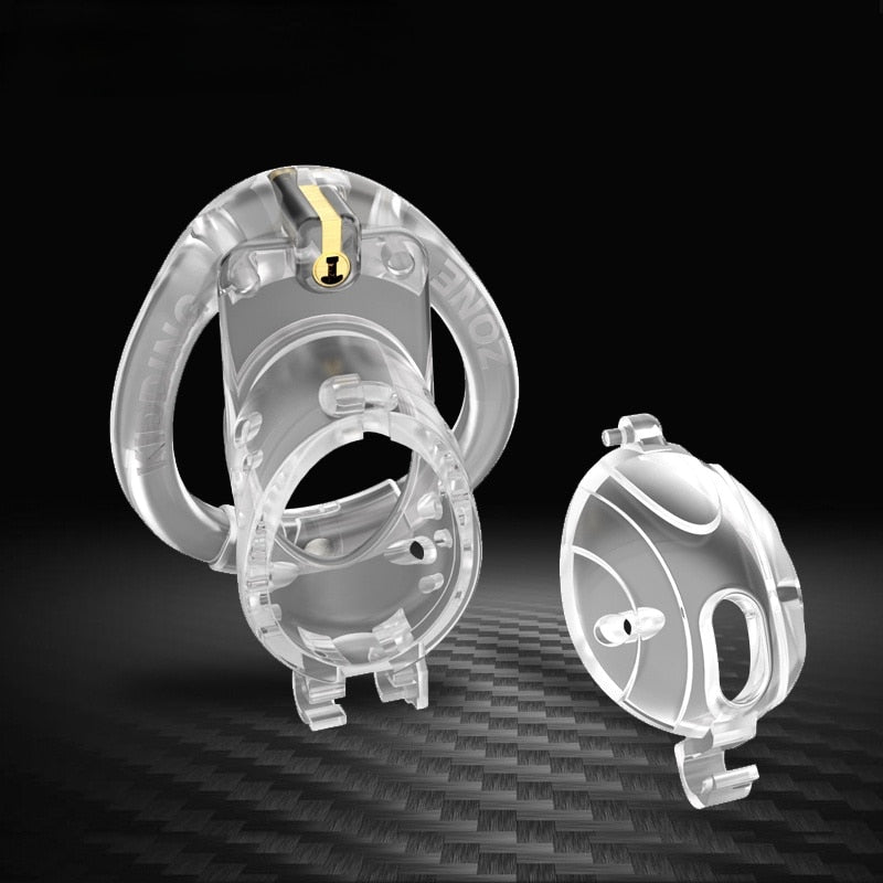 Mamba Lock Bondage Chastity Cage 4Rings