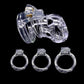 4 Ring Male Chastity Cock Cage