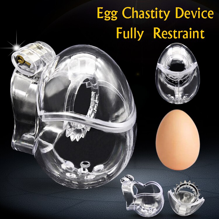 PC Egg-Type Restraint Male Chastity Device