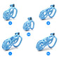 BDSM Blue Cock Cage Chastity Devices
