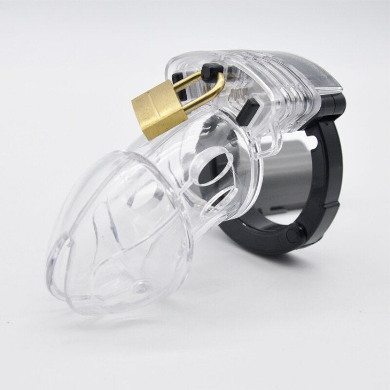 BDSM 3 Ring Male Cock Chastity Cage