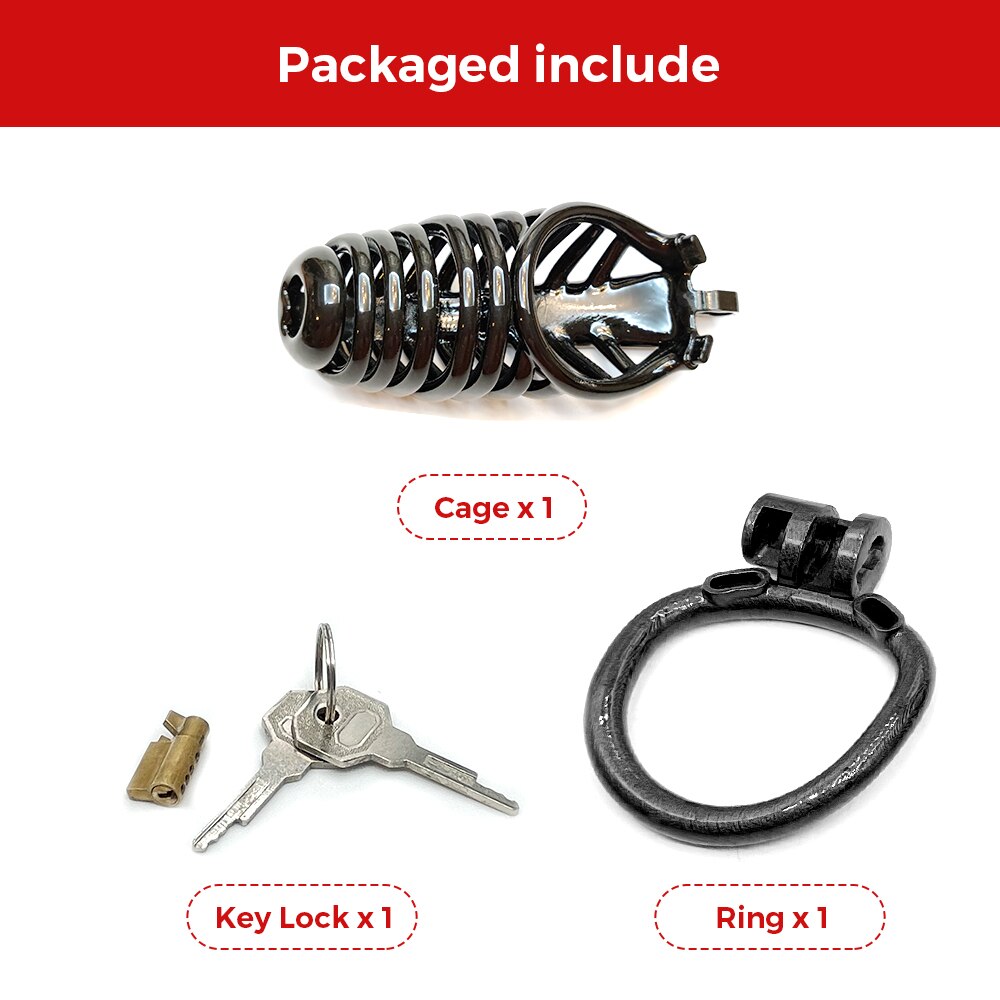 Sexy Black Chastity Devices Cock Cage