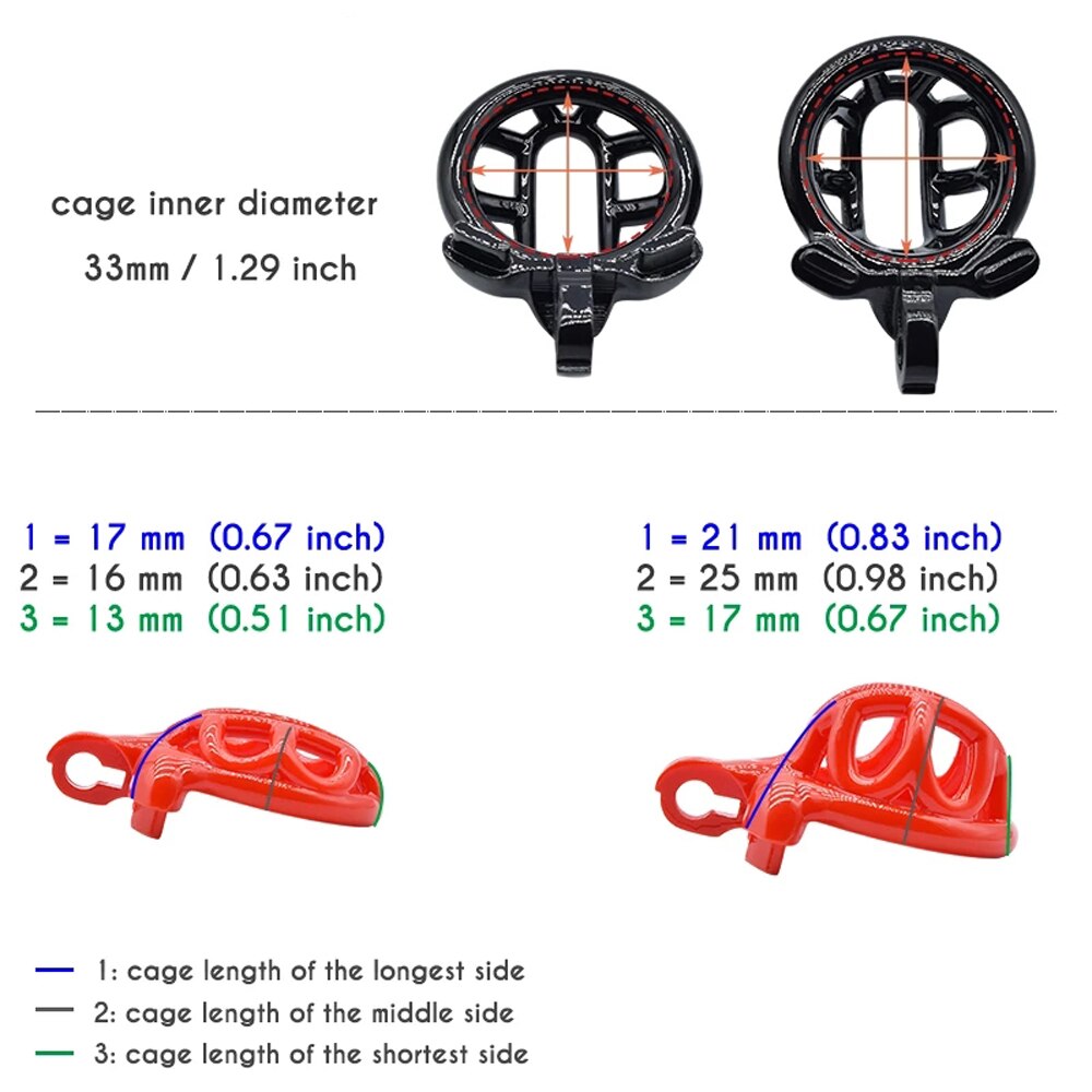 4 Rings Mamba Ultra Small Chastity Cage