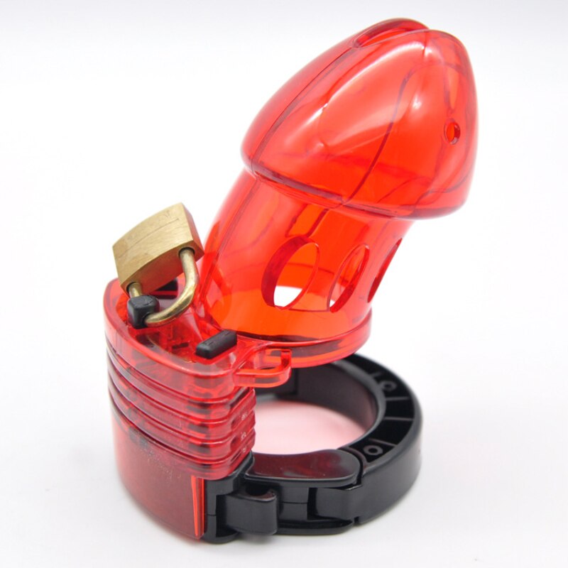 BDSM 3 Ring Male Cock Chastity Cage