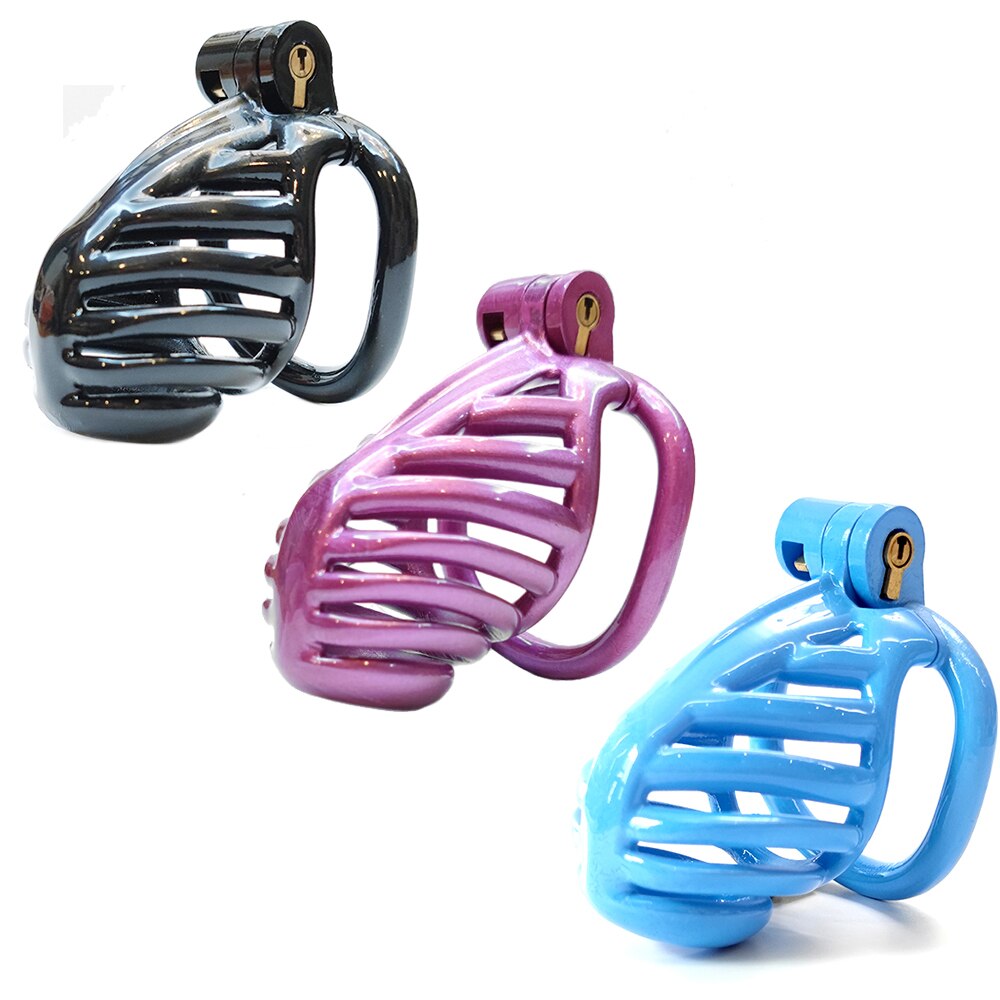 3 Color BDSM Mamba Y Chastity Devices Cage