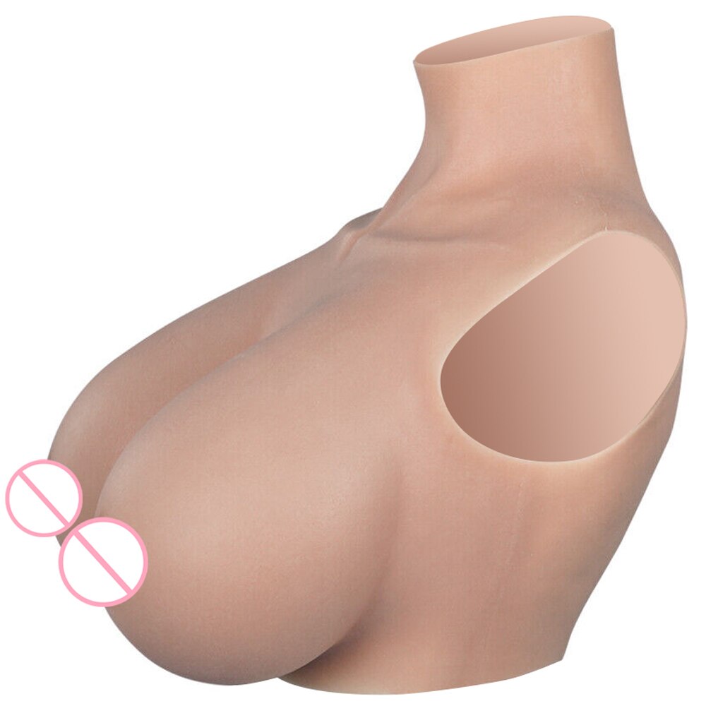 Huge H Cup Silicone Breast Forms With Bloodshot