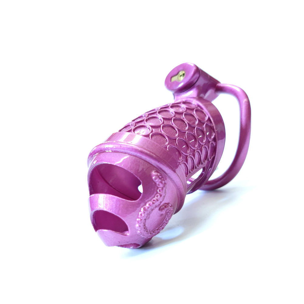 3Rings Octopus Purple Chastity Cage