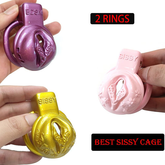 2Rings Sissy Pussy Vaginal Chastity Devices