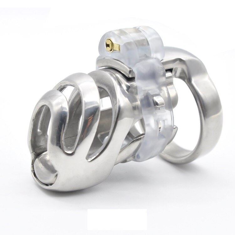 Detachable PA Lock And Nail Ring Cock Cage