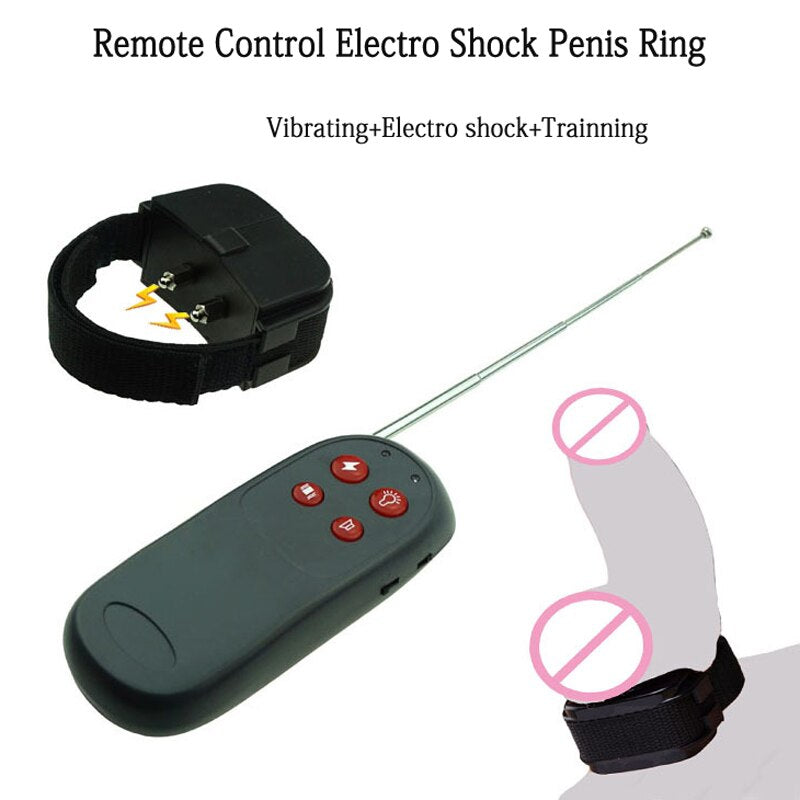 Remote Control Electro Shock Cock Ring